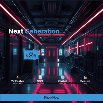 Generated ad artwork